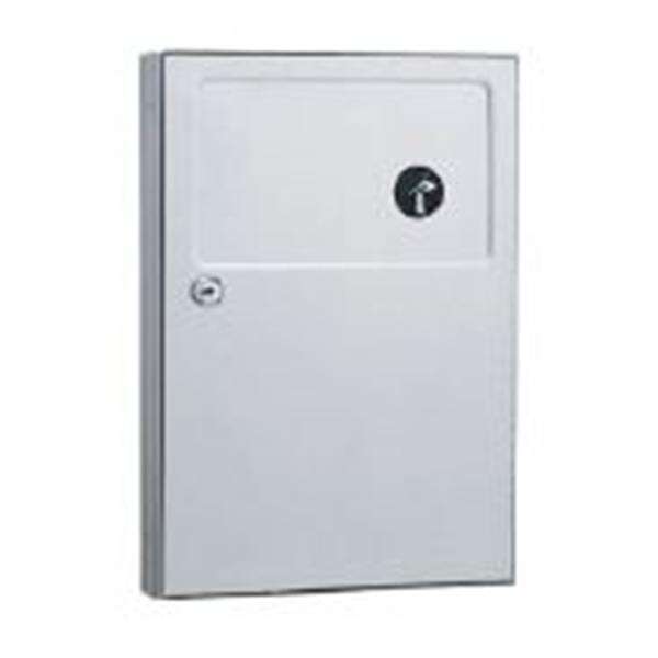 Mounted Disposal Sanitary Napkin Stainless Steel Satin Finish Ea